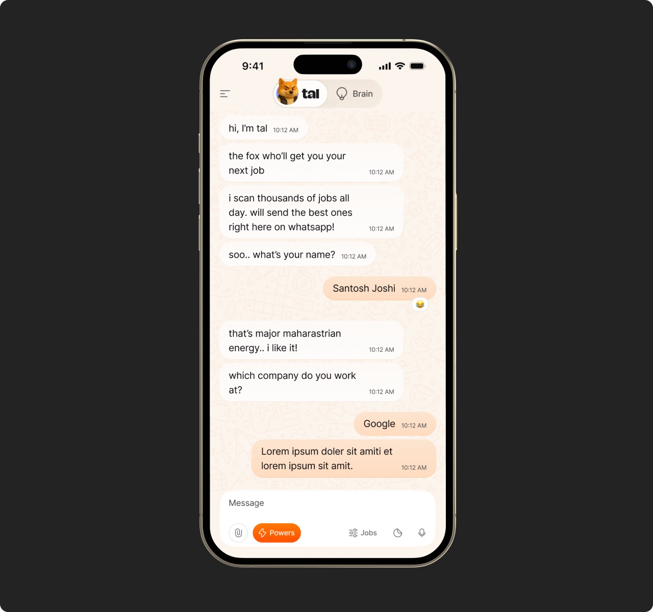 Onboarding as conversation.